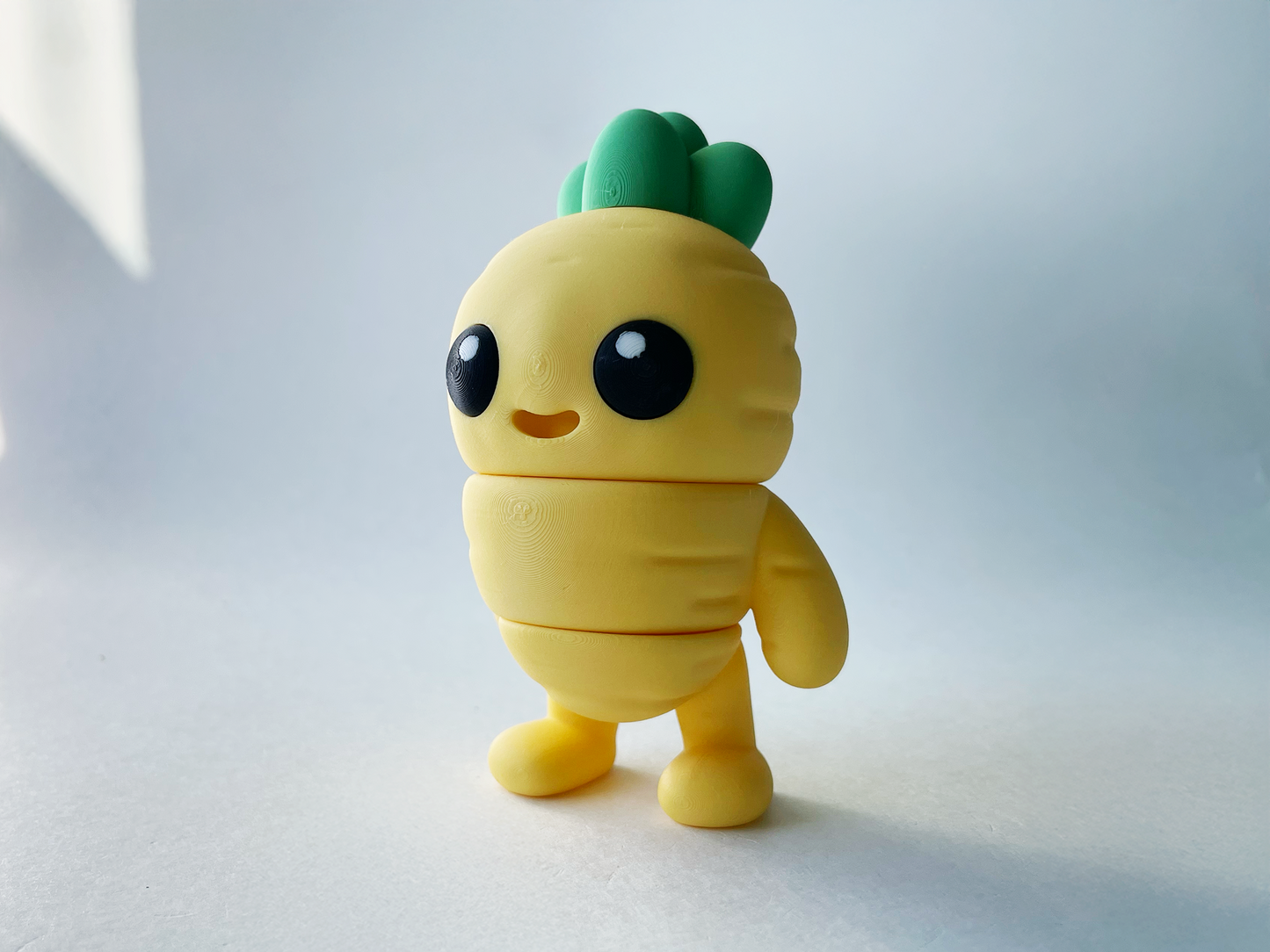 Yellow Carrot Guy Premium Toy for Pretend, Tactile, Veggie STEM Learning and Play
