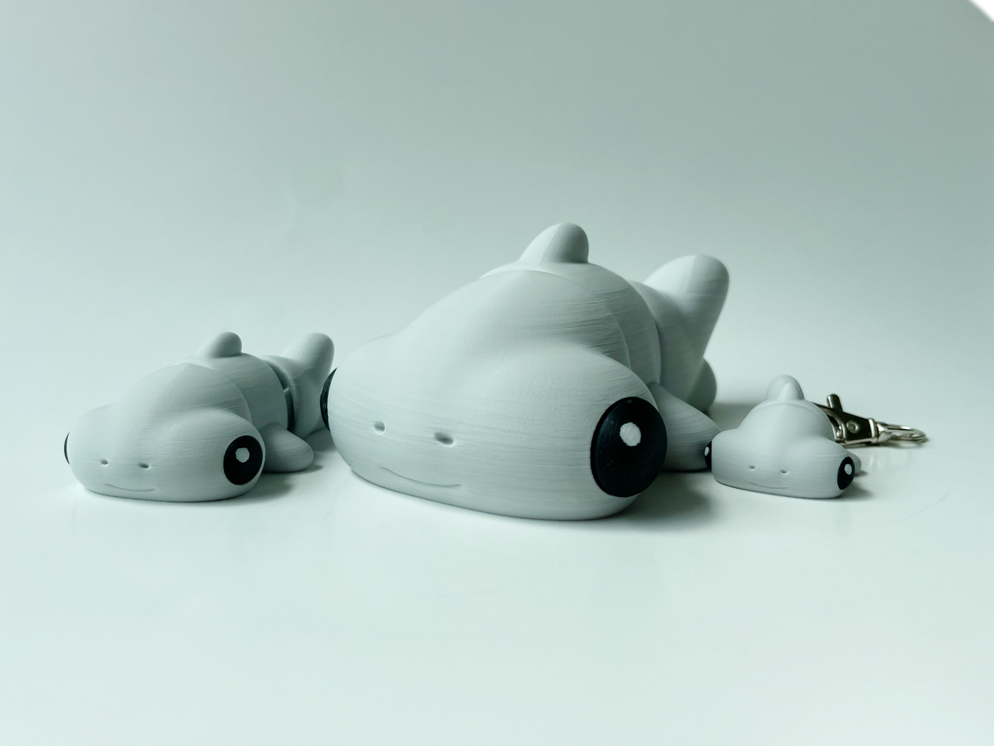 Classic Grey Hammer Head Shark Figurine for Marine Tactile Learning Play!