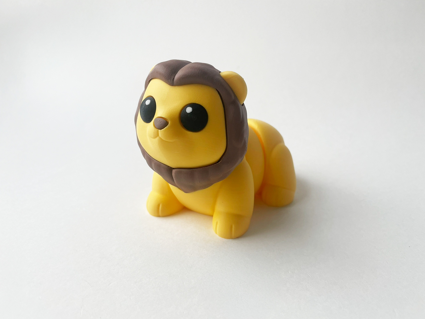 ZOU's Lion Fidget Toy - High-Quality 3D-Printed Articulated Buddy with Tiki-Taka Noise for Indoor and Outdoor Play & Stress Relief