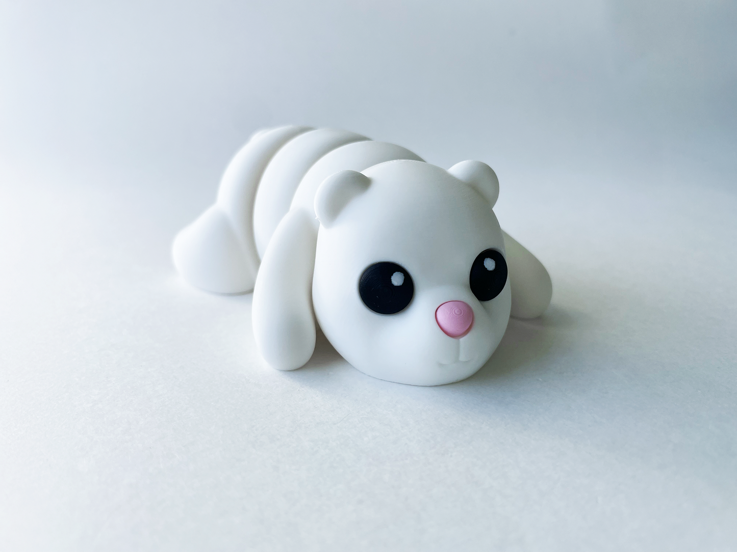 Baby White Bear Premium Toy for Pretend Tactile Nature Loving STEM Learning and Play