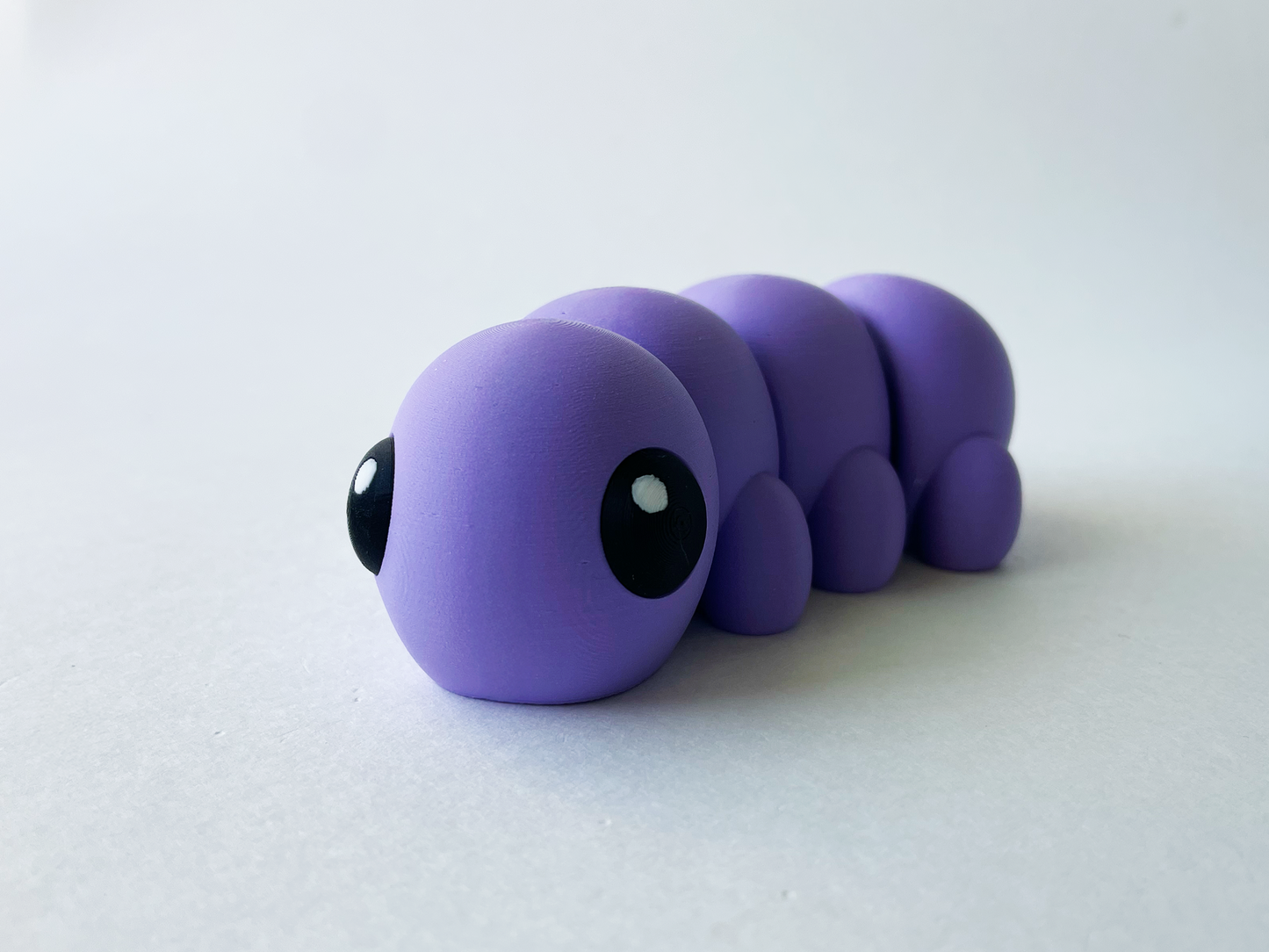 Purple Caterpillar Premium Toy for Pretend, Tactile, Insect STEM Learning and Play