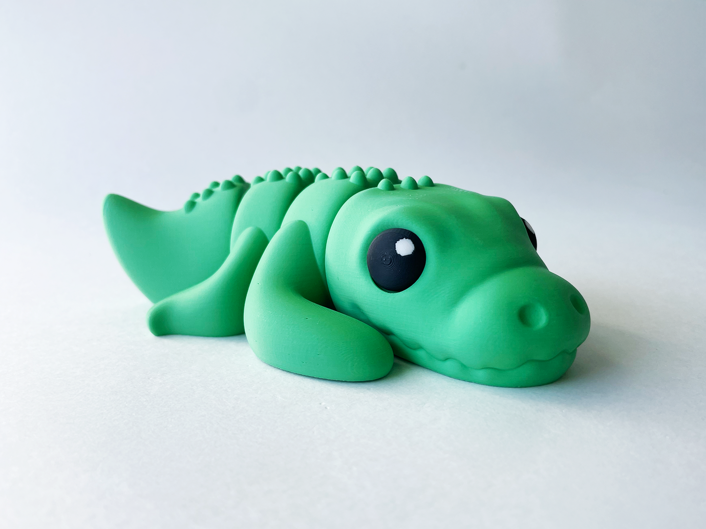 Green Crocodile Premium Large Toy for Tactile Safari Lovers Pretend Play Toy for STEM Learning Kids