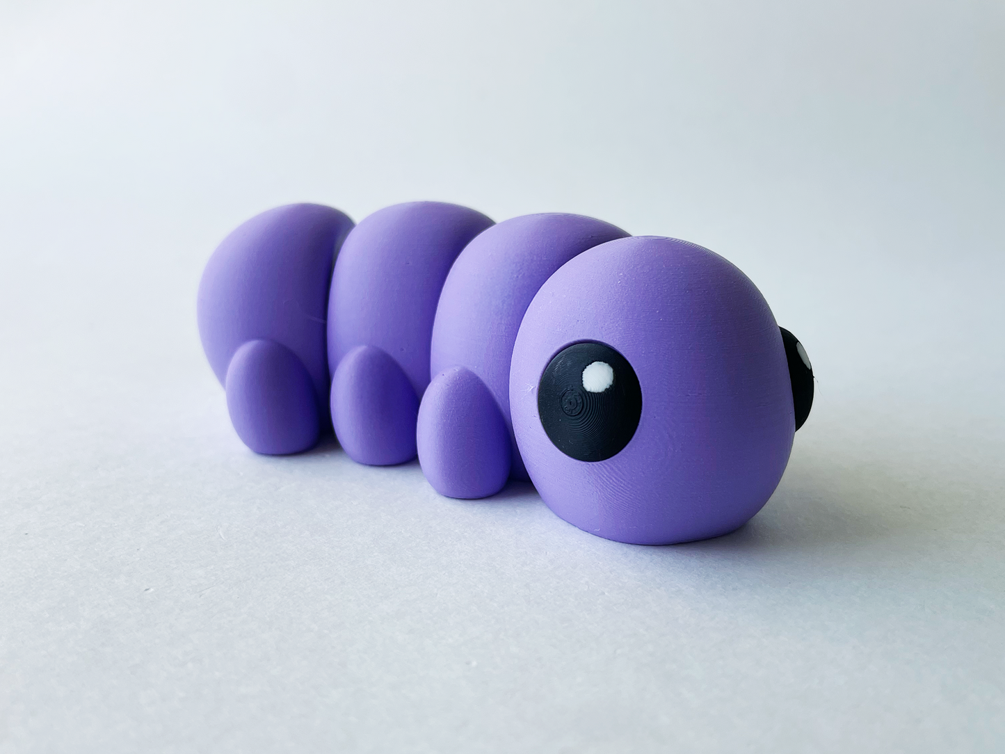 Purple Caterpillar Premium Toy for Pretend, Tactile, Insect STEM Learning and Play