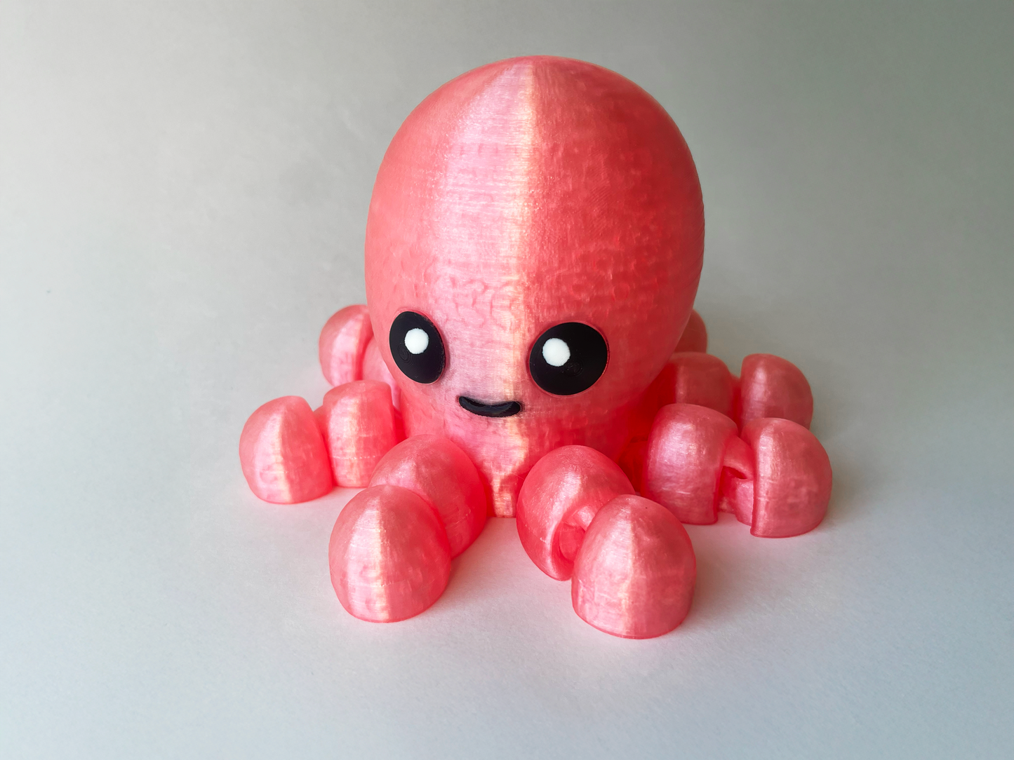 Kawaii Pink Octopus Flexi Toy Marine Animal for Tactile Learning Play!