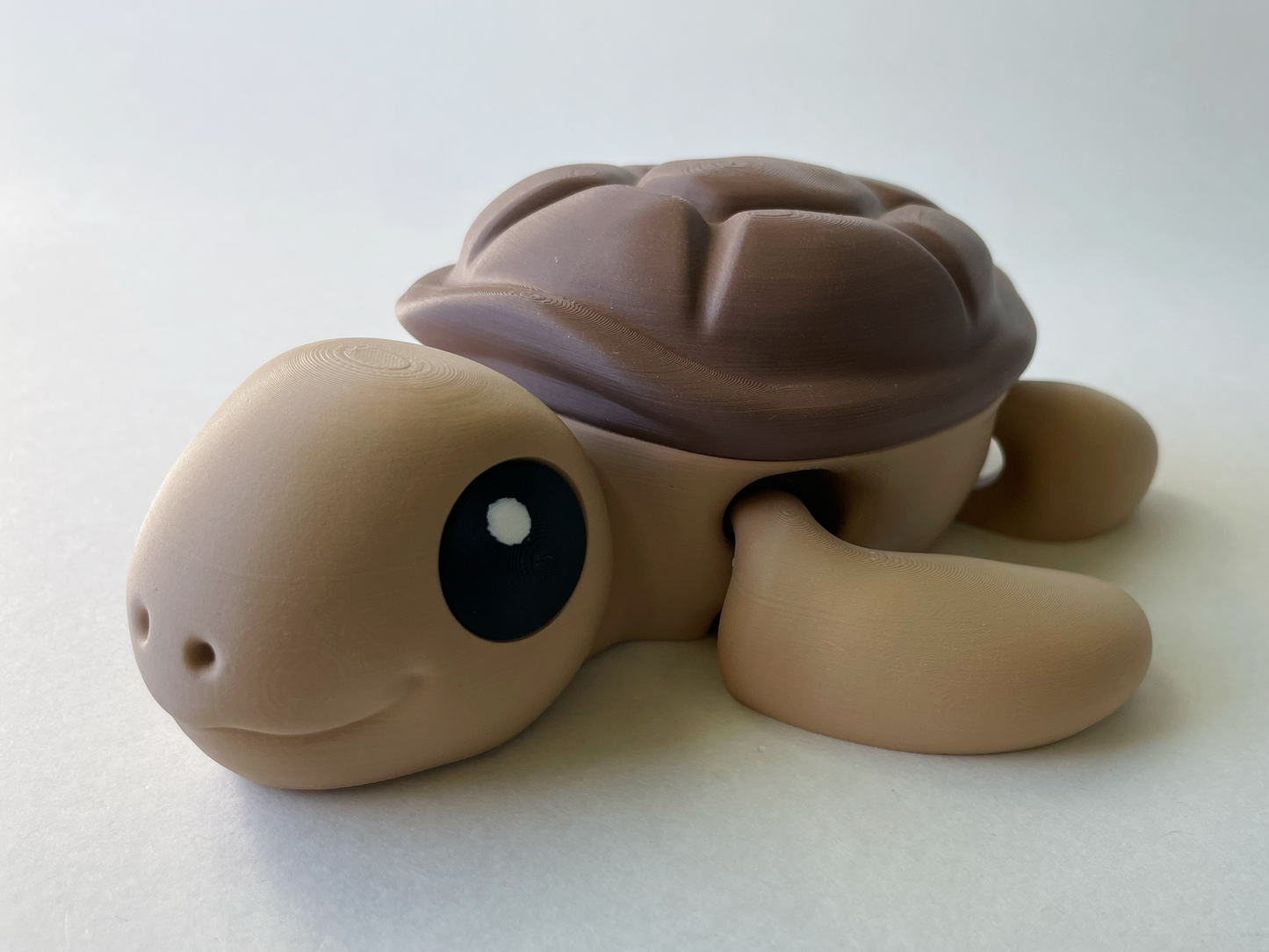 Larry the Large Brown Sea Turtle Premium Toy for Fun Marine Animal Pretend Play and Tactile STEM Learning