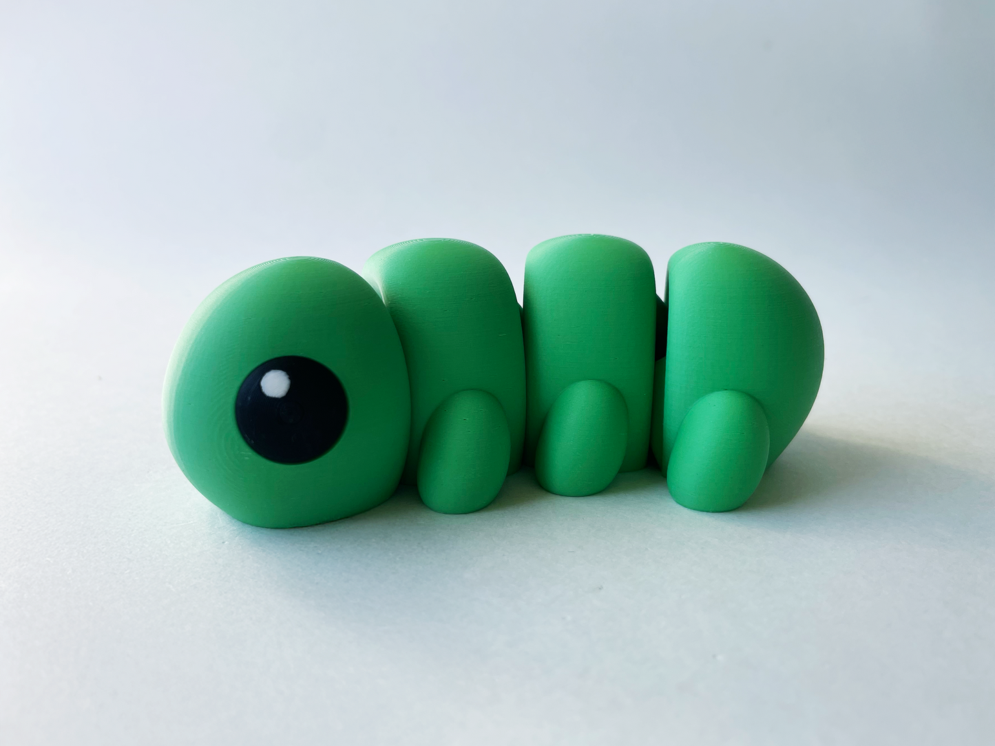 Green Caterpillar Premium Toy for Pretend, Tactile, Insect STEM Learning and Play