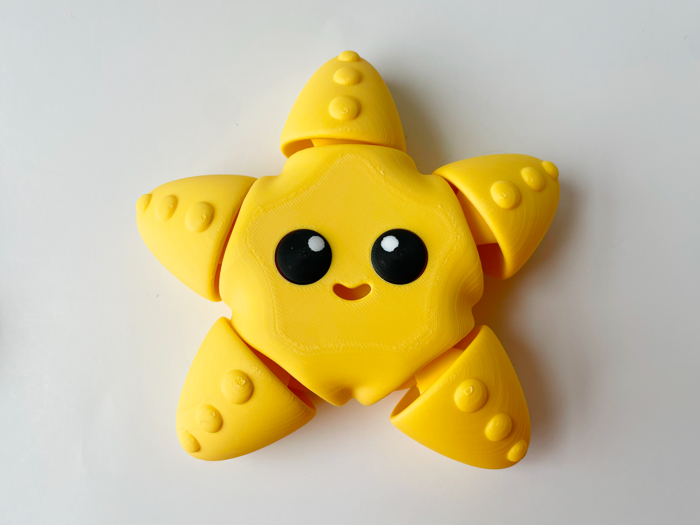 Yellow Starfish Toy for Marine Tactile Learning Play!