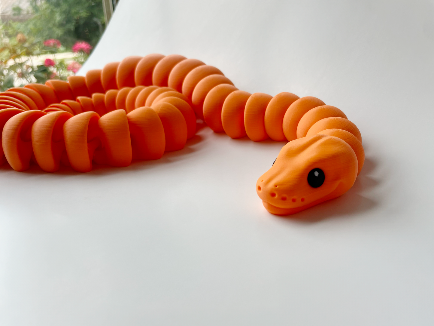 Orange Snake Toy