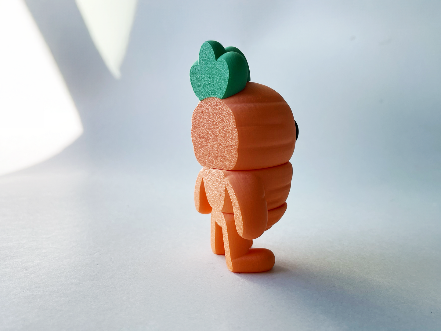Orange Carrot Guy Premium Toy for Pretend, Tactile, Veggie STEM Learning and Play