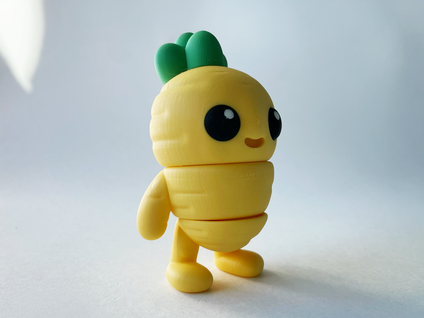Yellow Carrot Guy Premium Toy for Pretend, Tactile, Veggie STEM Learning and Play