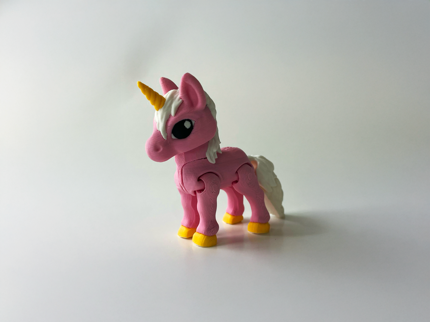Big Pink Posable Unicorn Toy
