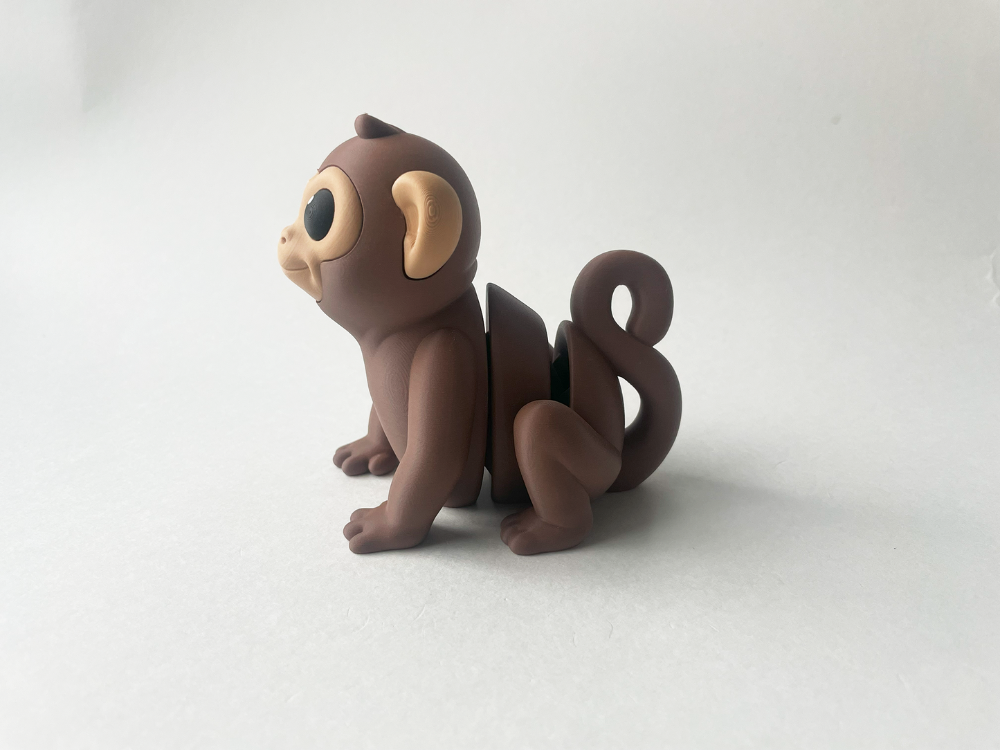 ZOU's Crazy Monkey Fidget Toy - High-Quality 3D-Printed Articulated Buddy with Tiki-Taka Noise for Indoor and Outdoor Play & Stress Relief