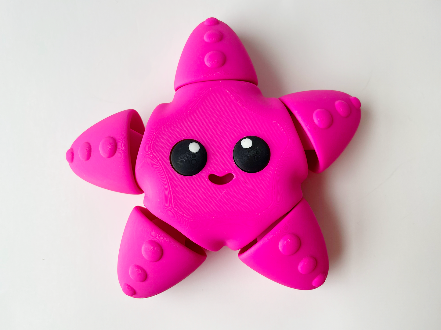 Magenta Starfish Toy for Marine Tactile Learning Play!