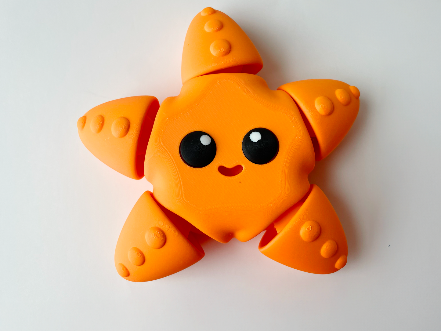 Orange Starfish Toy for Marine Tactile Learning Play!