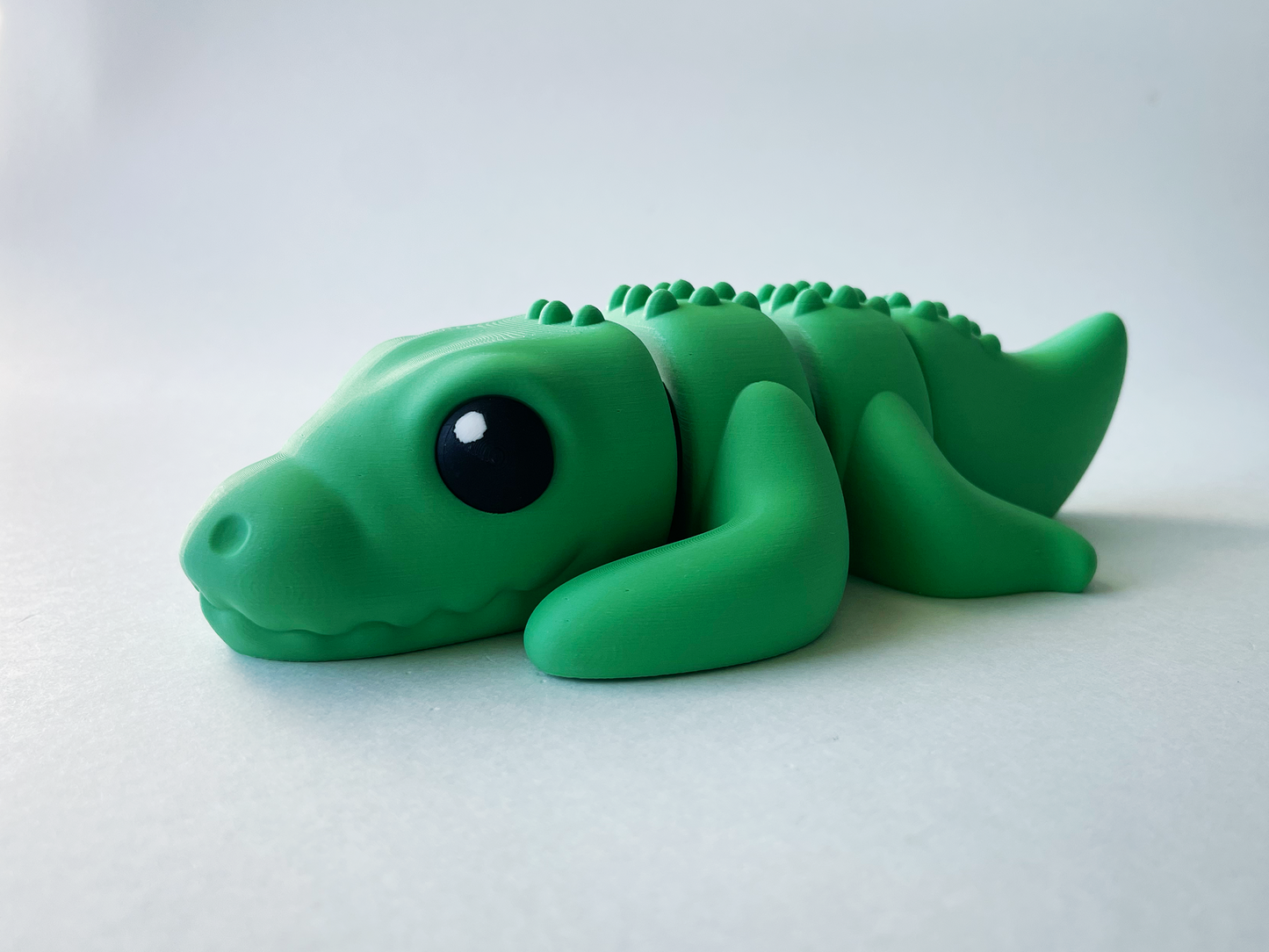 Green Crocodile Premium Large Toy for Tactile Safari Lovers Pretend Play Toy for STEM Learning Kids
