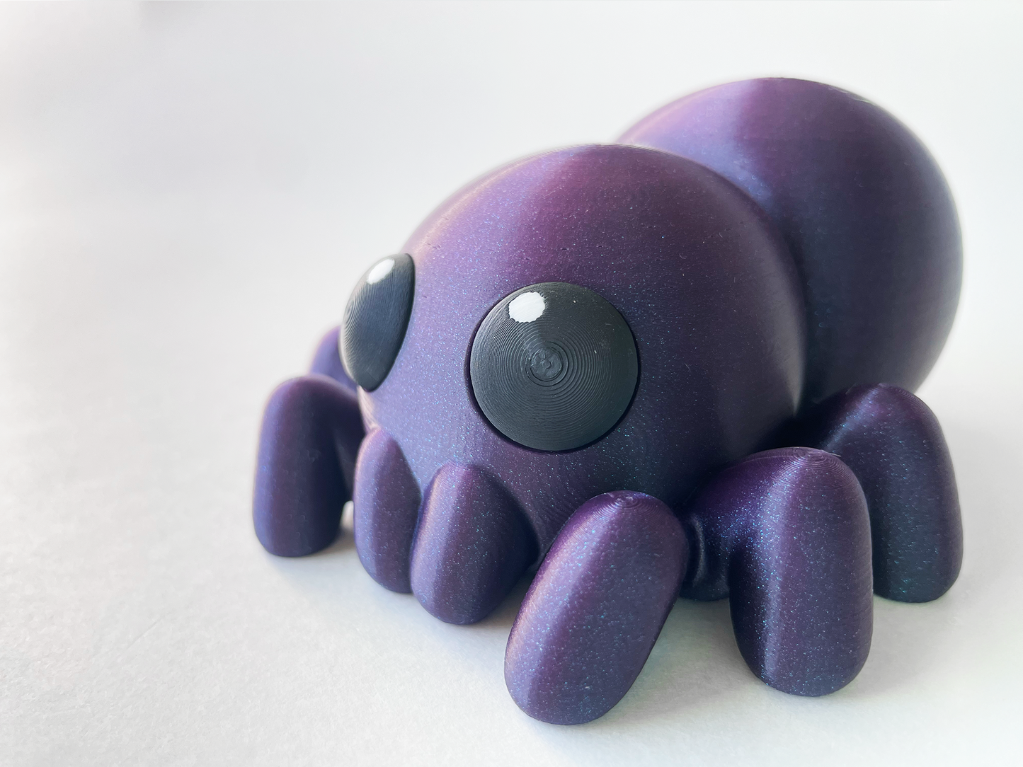 Sabrina's Sparkle Purple Spider Premium Toy for Spooky Fun Pretend Play