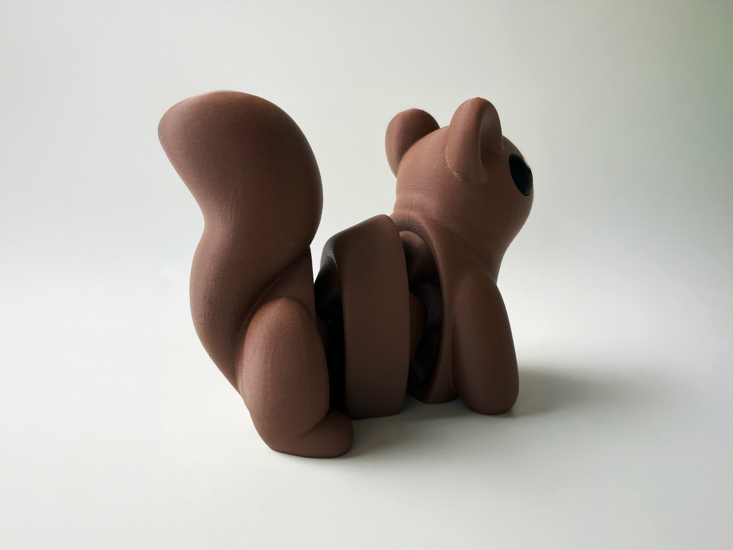 Brown Squirrel Toy: 3D Printed Woodland Animal