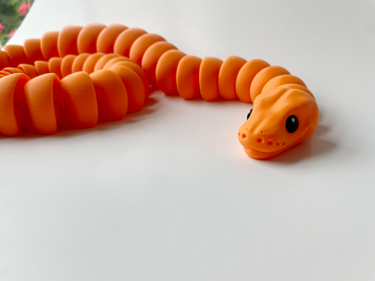 Orange Snake Toy
