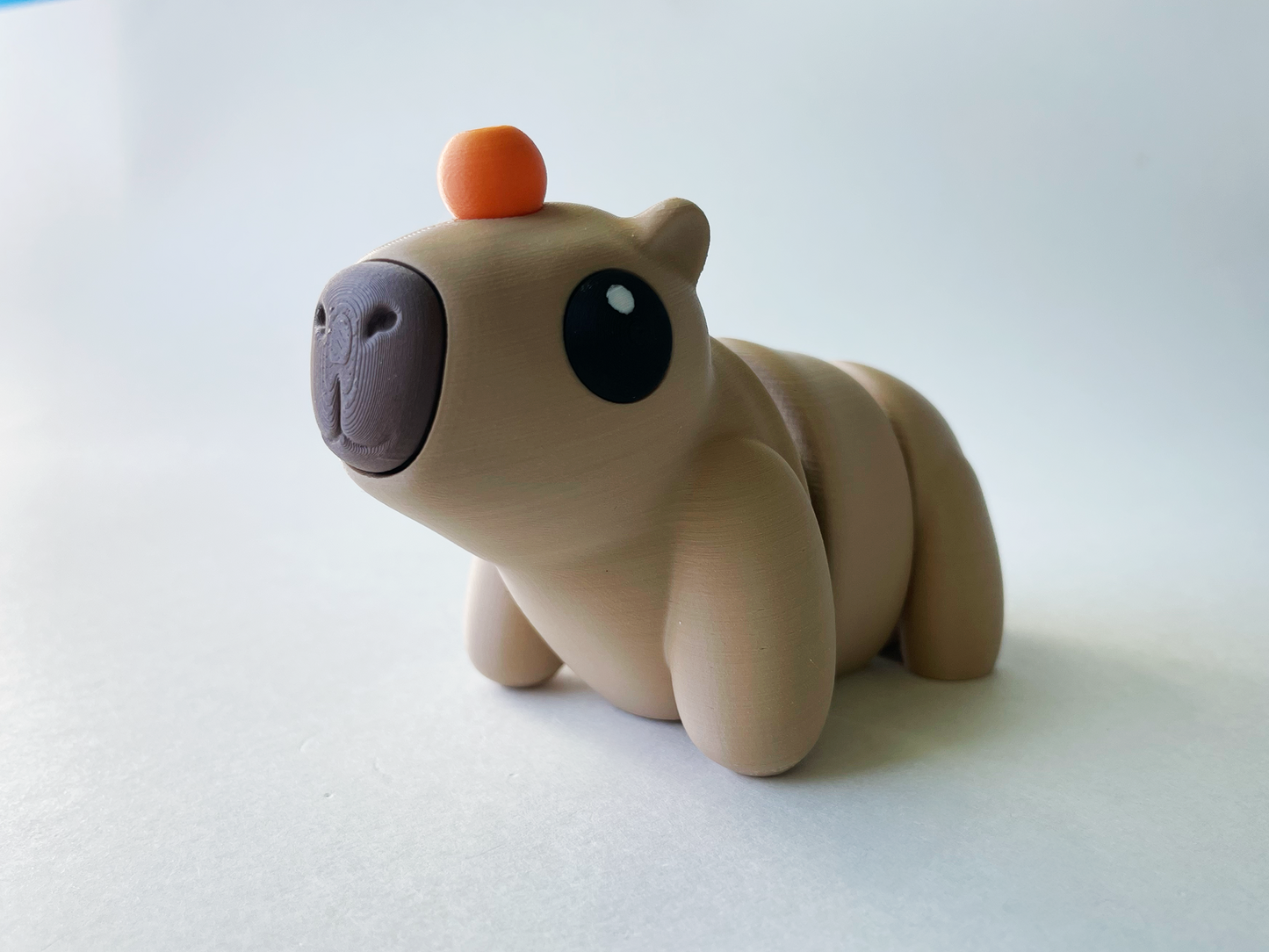 Latte Brown Capybara Fidget Toy for Pretend Play and STEM Learning for Kids