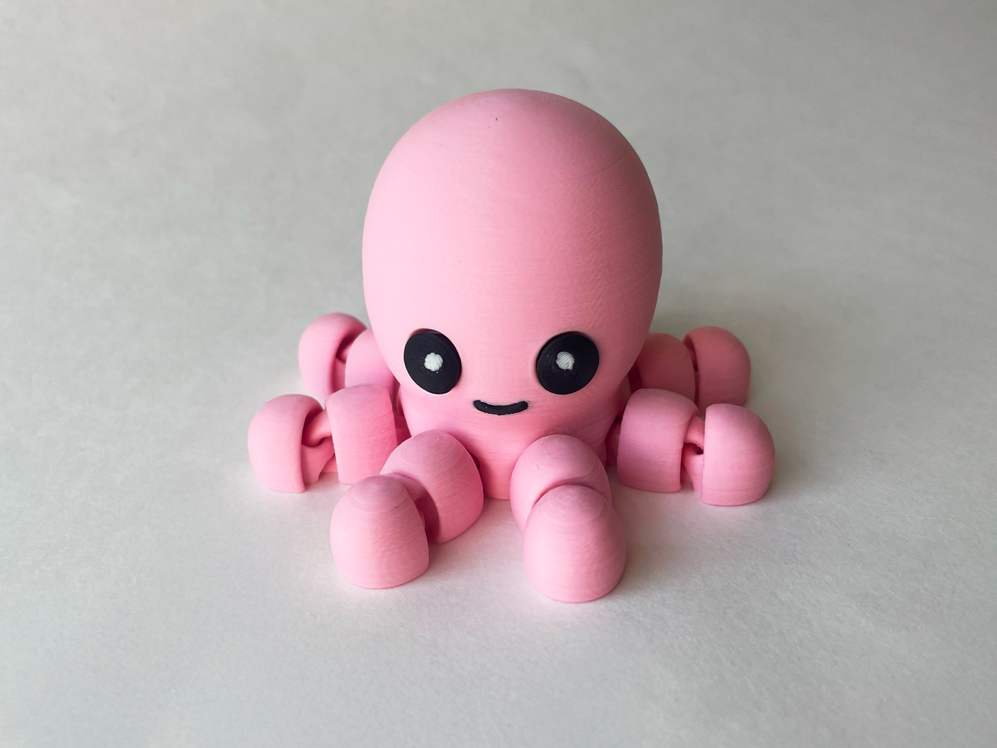 Kawaii Pink Octopus Flexi Toy Marine Animal for Tactile Learning Play!