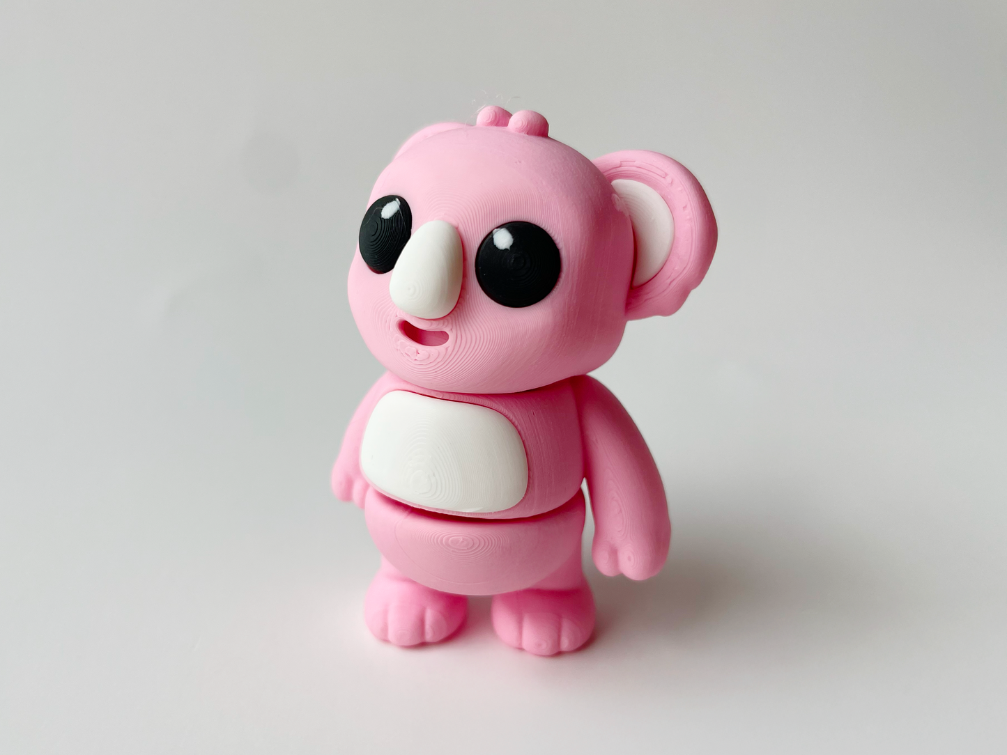 Pink Koala Flexi Toy Figurine for Tactile Learning Play!