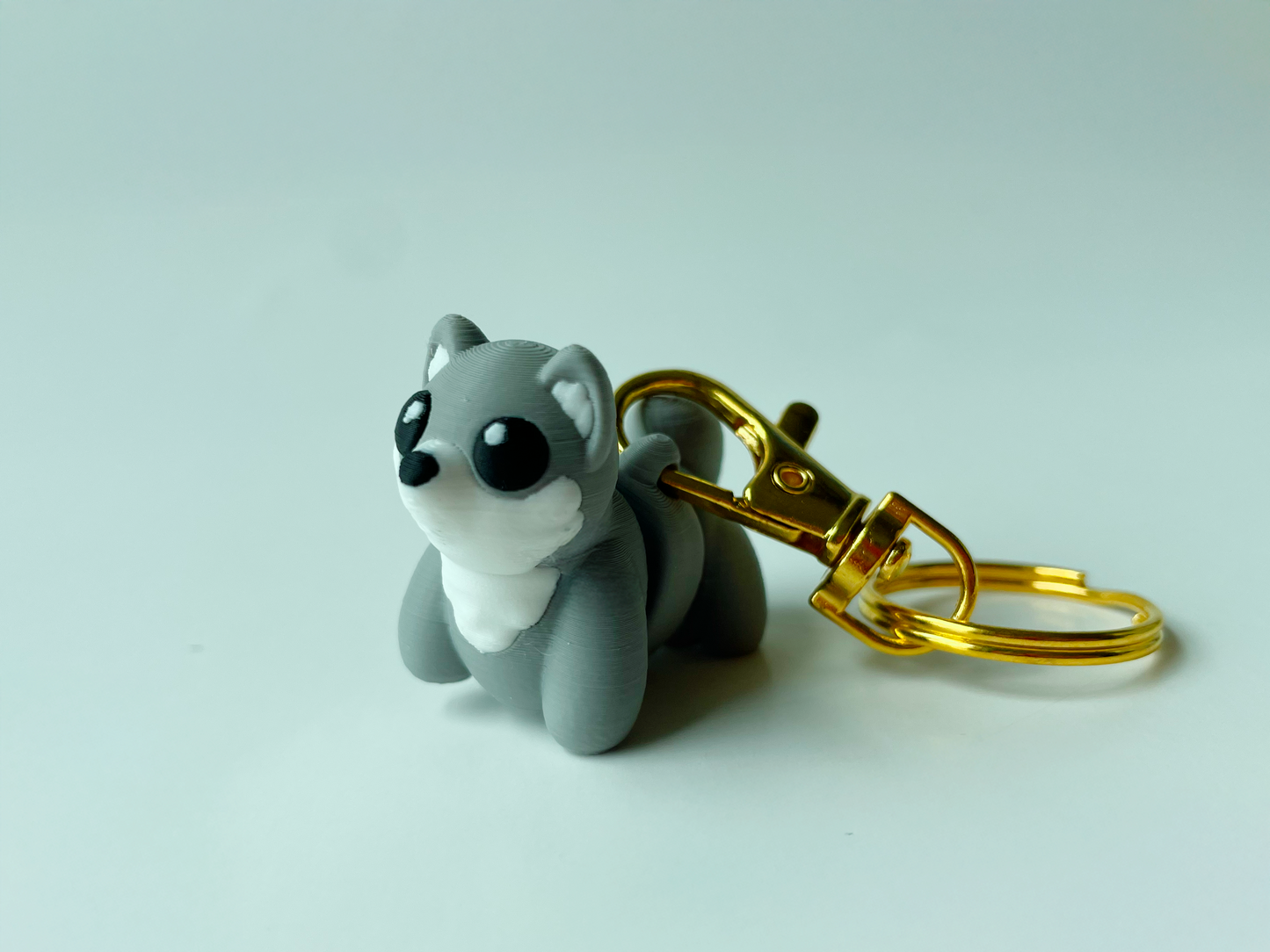 Grey Wolf Flexi Toy Figurine for Fun Play!