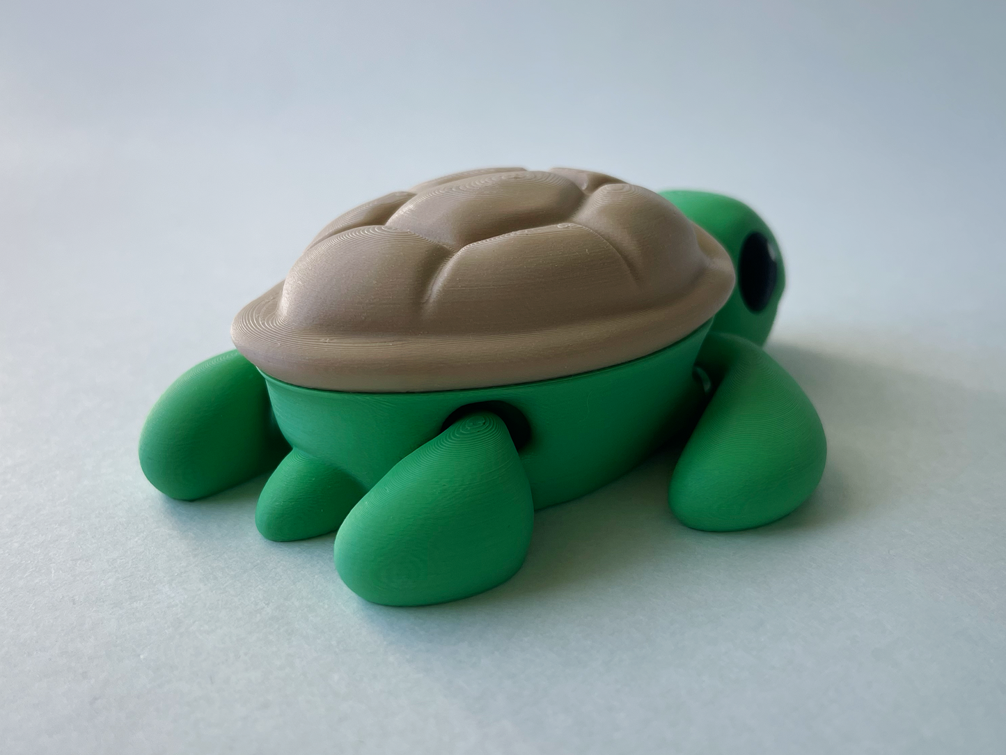 Baby Green Turtle Premium Toy for Fun Marine Animal Pretend Play and Tactile STEM Learning