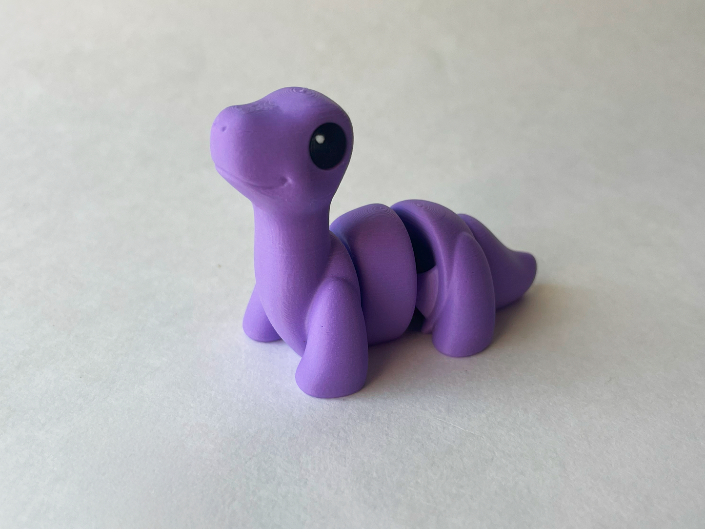 Purple Brontosaurus Dinosaur Flexi Toy Figurine for STEM Learning Play!
