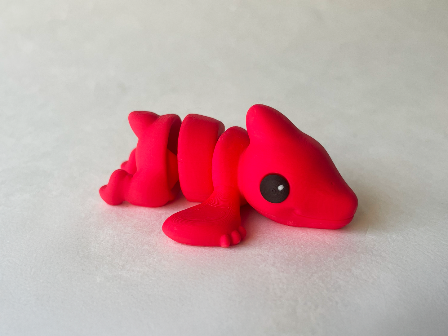 Red Pterodactyl Dinosaur Flexi Toy Figurine for STEM Learning Play!