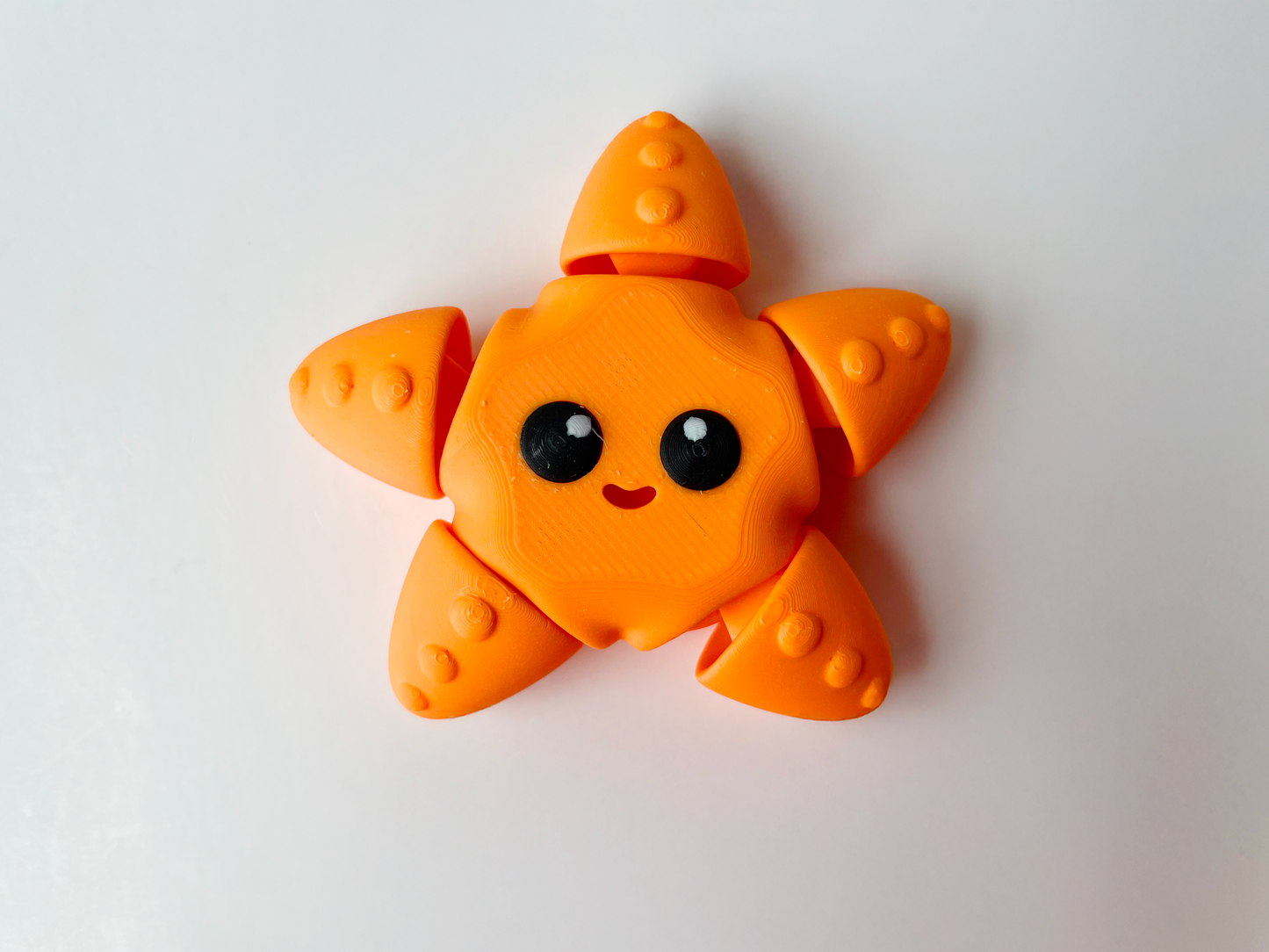 Orange Starfish Toy for Marine Tactile Learning Play!