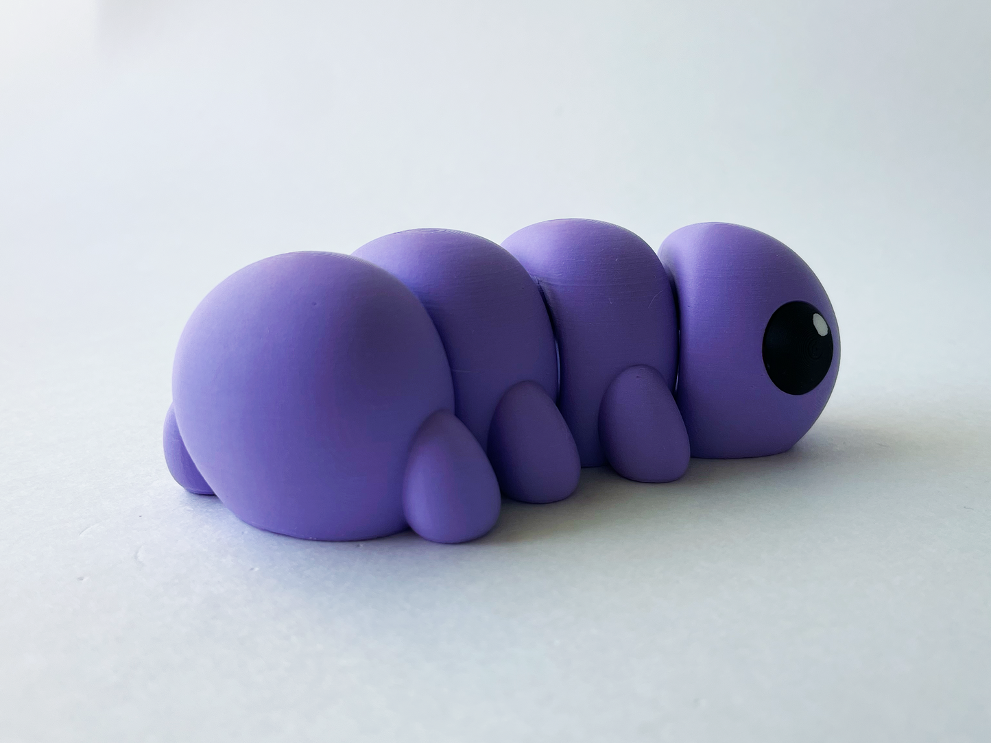 Purple Caterpillar Premium Toy for Pretend, Tactile, Insect STEM Learning and Play