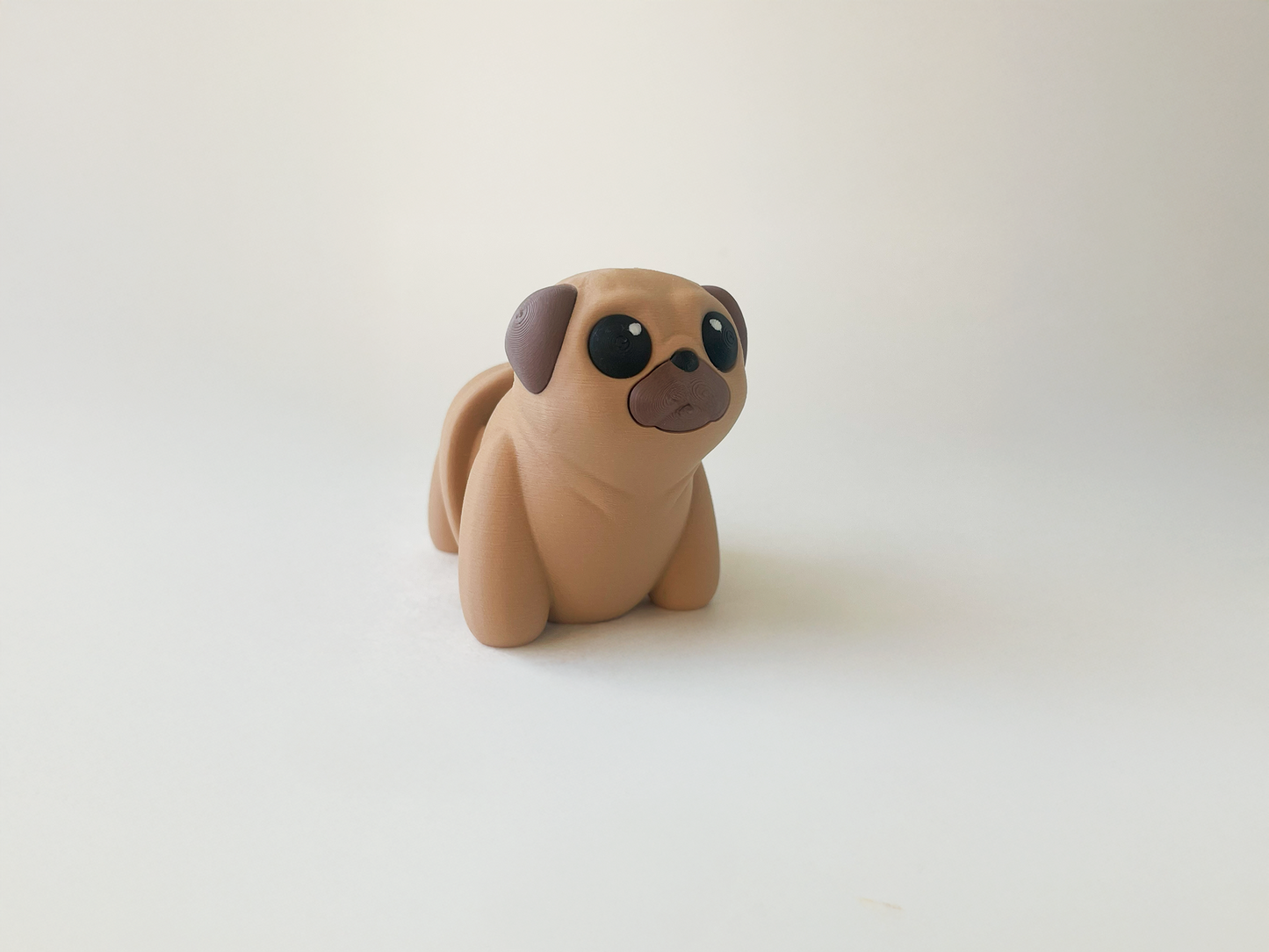 ZOU's Pug Dog Fidget Toy - High-Quality 3D-Printed Articulated Buddy with Tiki-Taka Noise for Indoor and Outdoor Play & Stress Relief