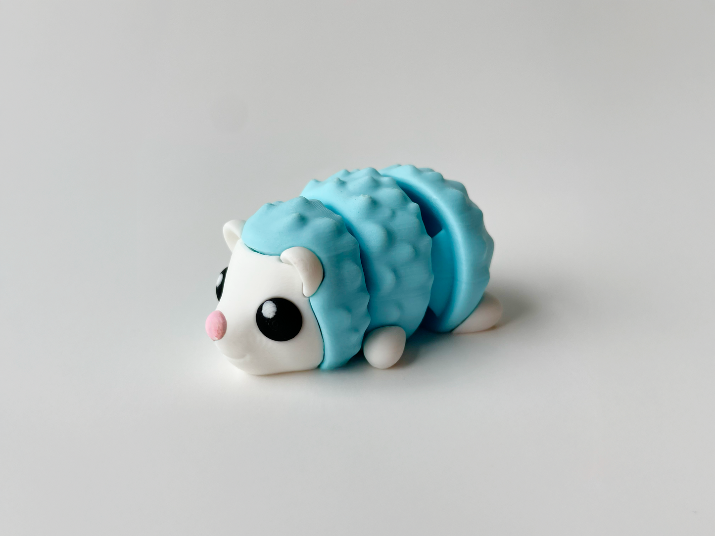 Blue Hedgehog Flexi Toy Figurine for Tactile Learning Play!