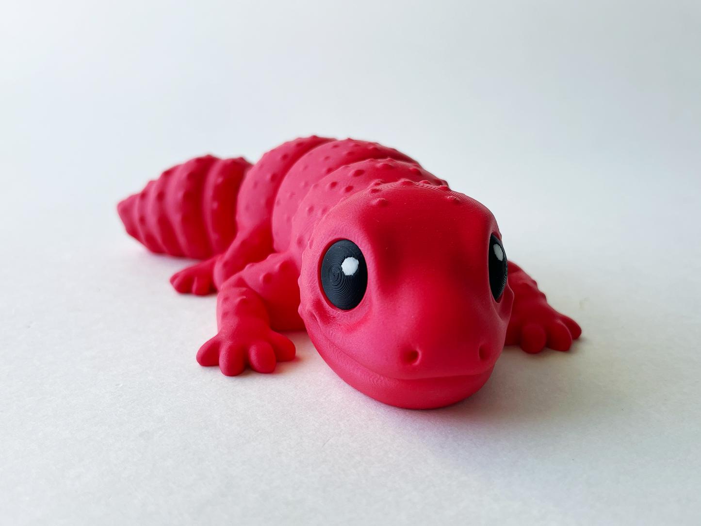 Red Desert Gecko Fidget Toy for Pretend Play and STEM Learning