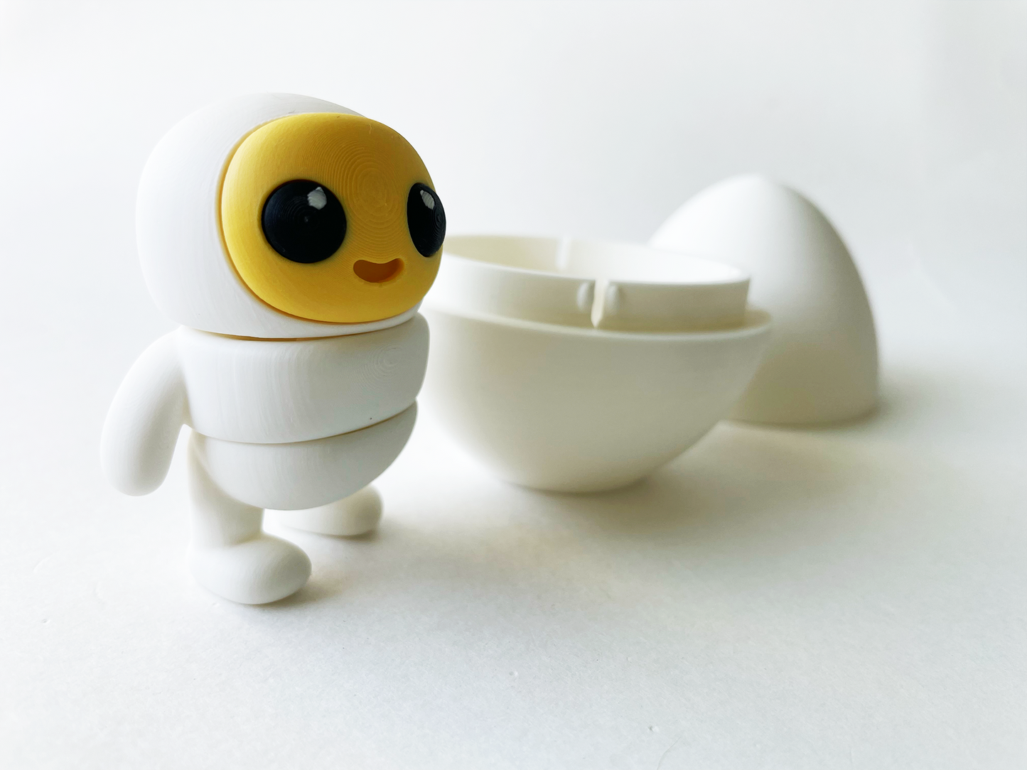 Egg Man! Fidget Toy with Large Egg for Pretend Surprise Tactile Play for Kids
