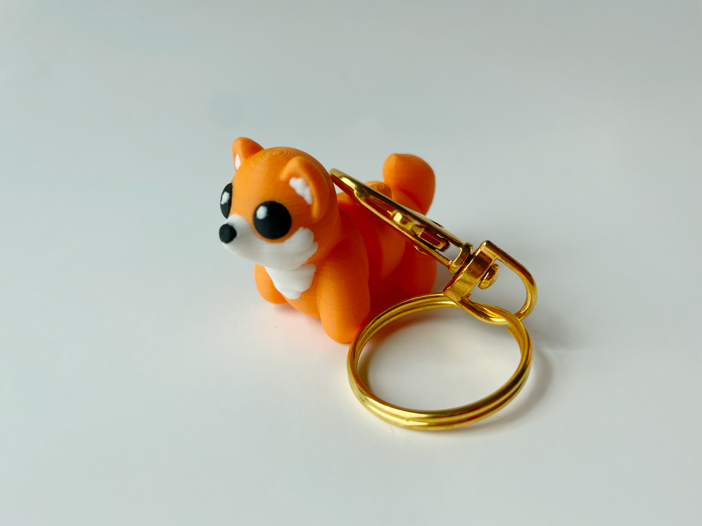 Orange Shiba Inu Flexi Toy Figurine for Fun Doge Play!