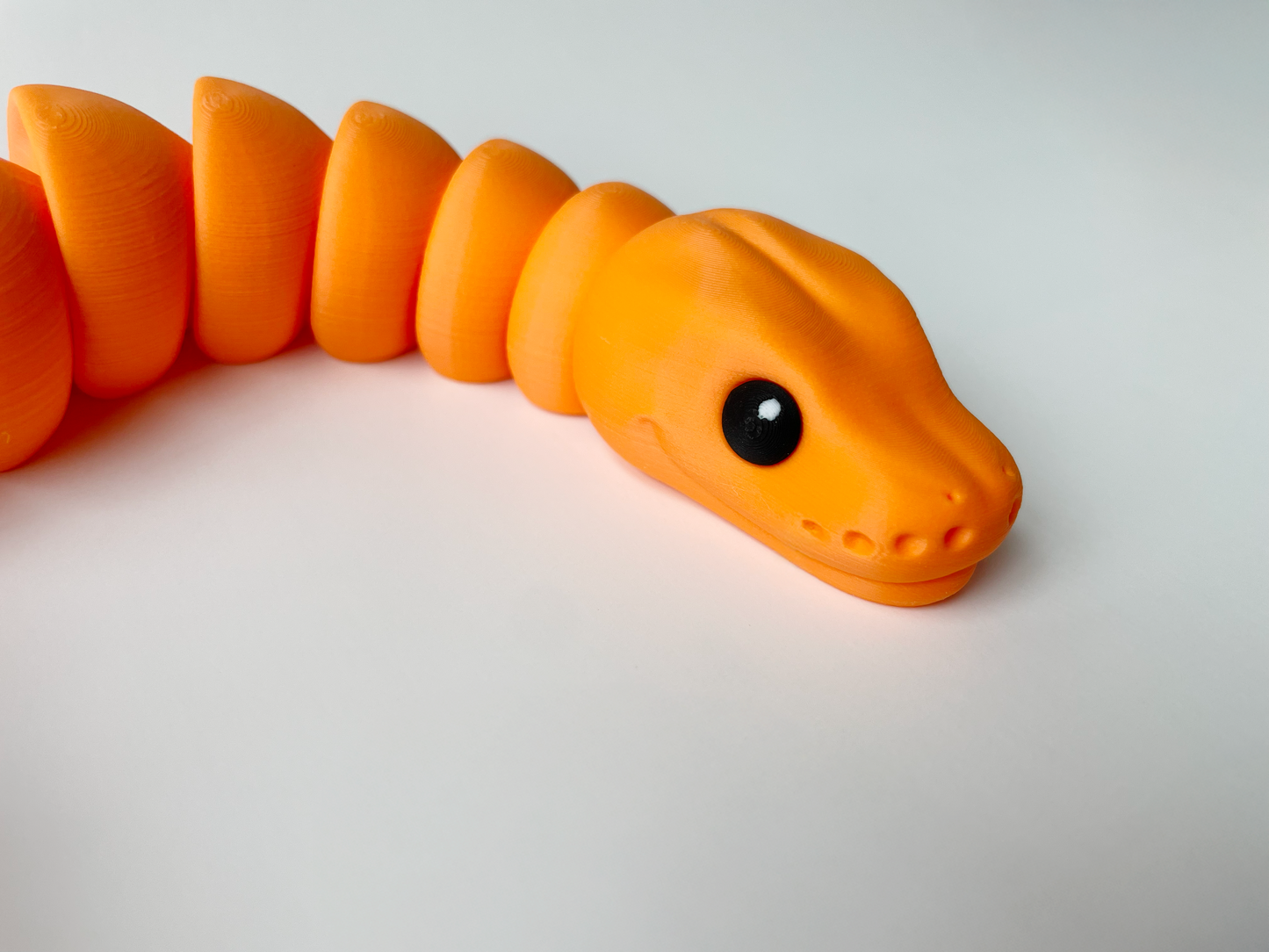 Orange Snake Toy