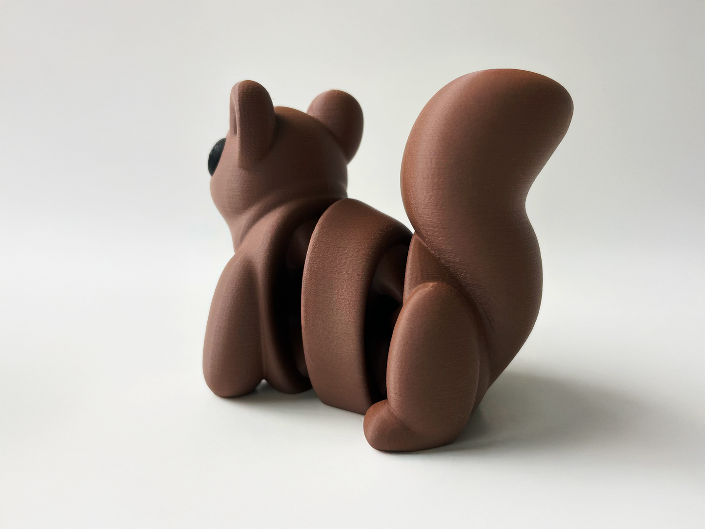 Brown Squirrel Toy: 3D Printed Woodland Animal