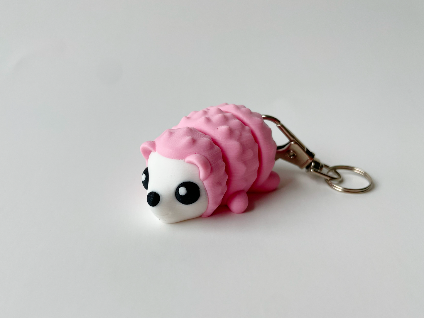 Pink Hedgehog Flexi Toy Figurine for Tactile Learning Play!