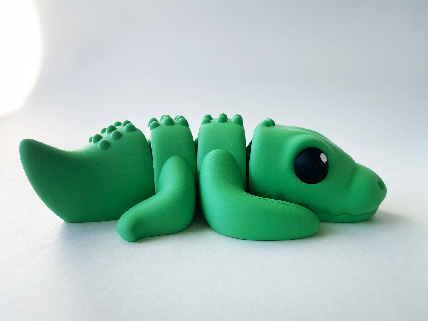 Green Crocodile Premium Large Toy for Tactile Safari Lovers Pretend Play Toy for STEM Learning Kids