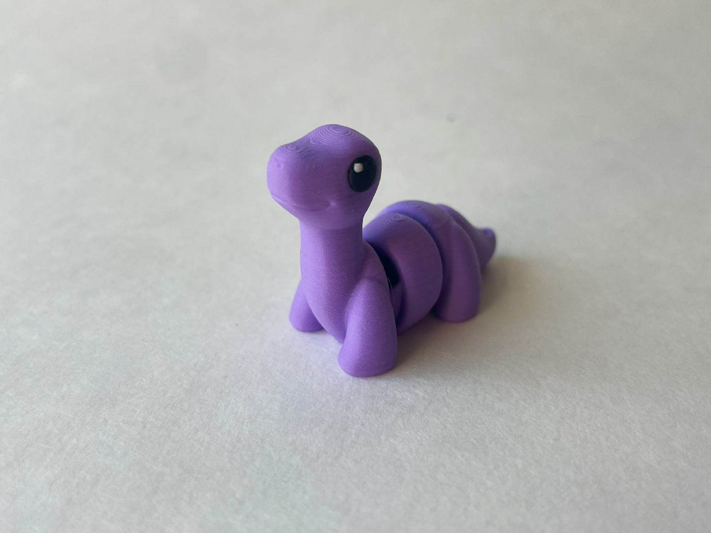 Purple Brontosaurus Dinosaur Flexi Toy Figurine for STEM Learning Play!