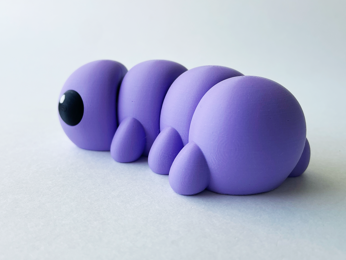 Purple Caterpillar Premium Toy for Pretend, Tactile, Insect STEM Learning and Play