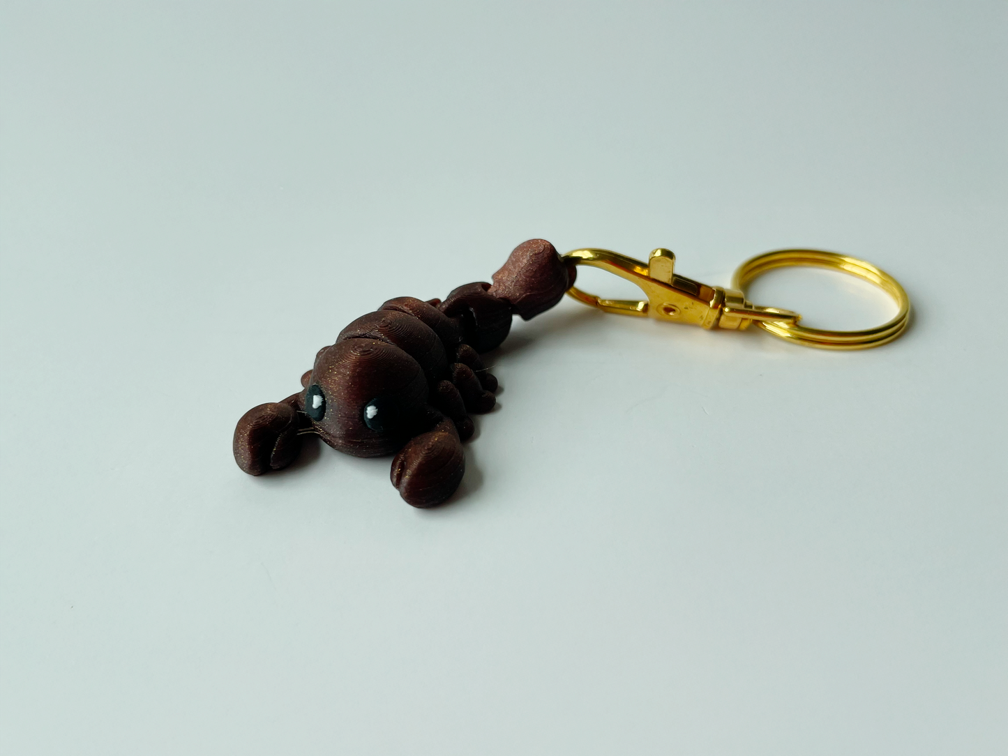 3-D Printed Scorpion Toy in Galaxy Brown