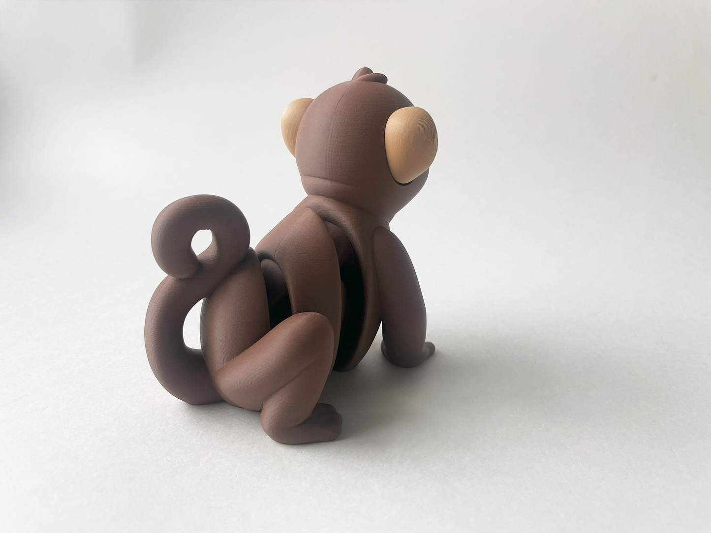 ZOU's Crazy Monkey Fidget Toy - High-Quality 3D-Printed Articulated Buddy with Tiki-Taka Noise for Indoor and Outdoor Play & Stress Relief