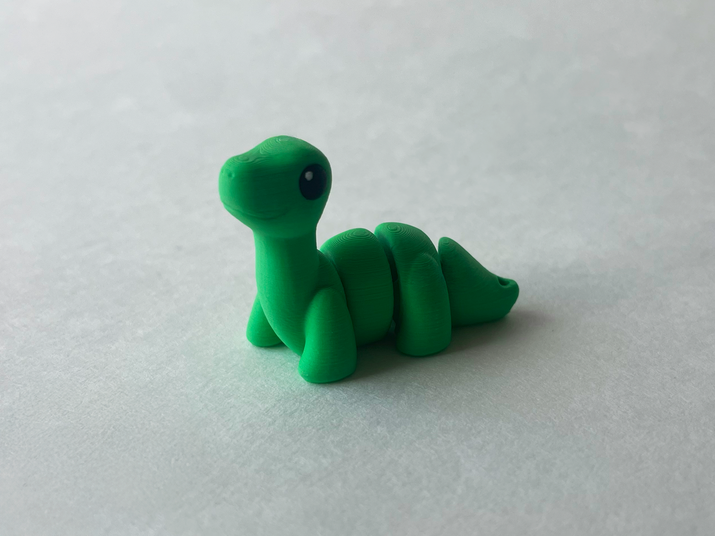 Classic Green Brontosaurus Dinosaur Flexi Toy Figurine for STEM Learning Play!