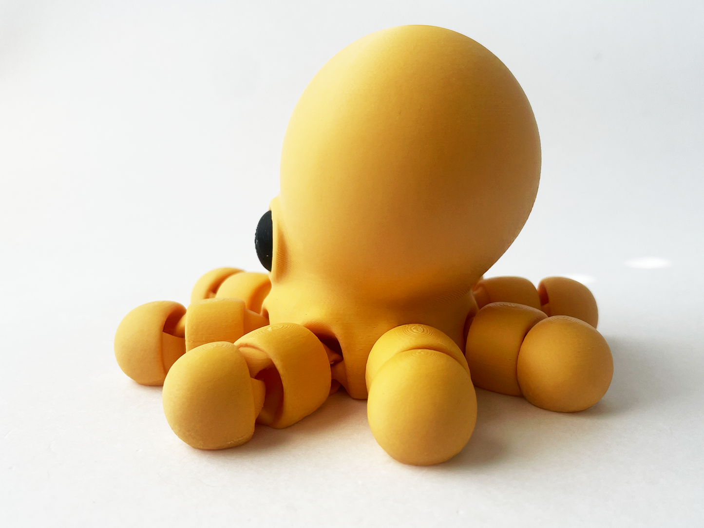 Ben's BIG Yellow Octopus Premium Toy for Fun Marine Animal Pretend Play and Tactile STEM Learning
