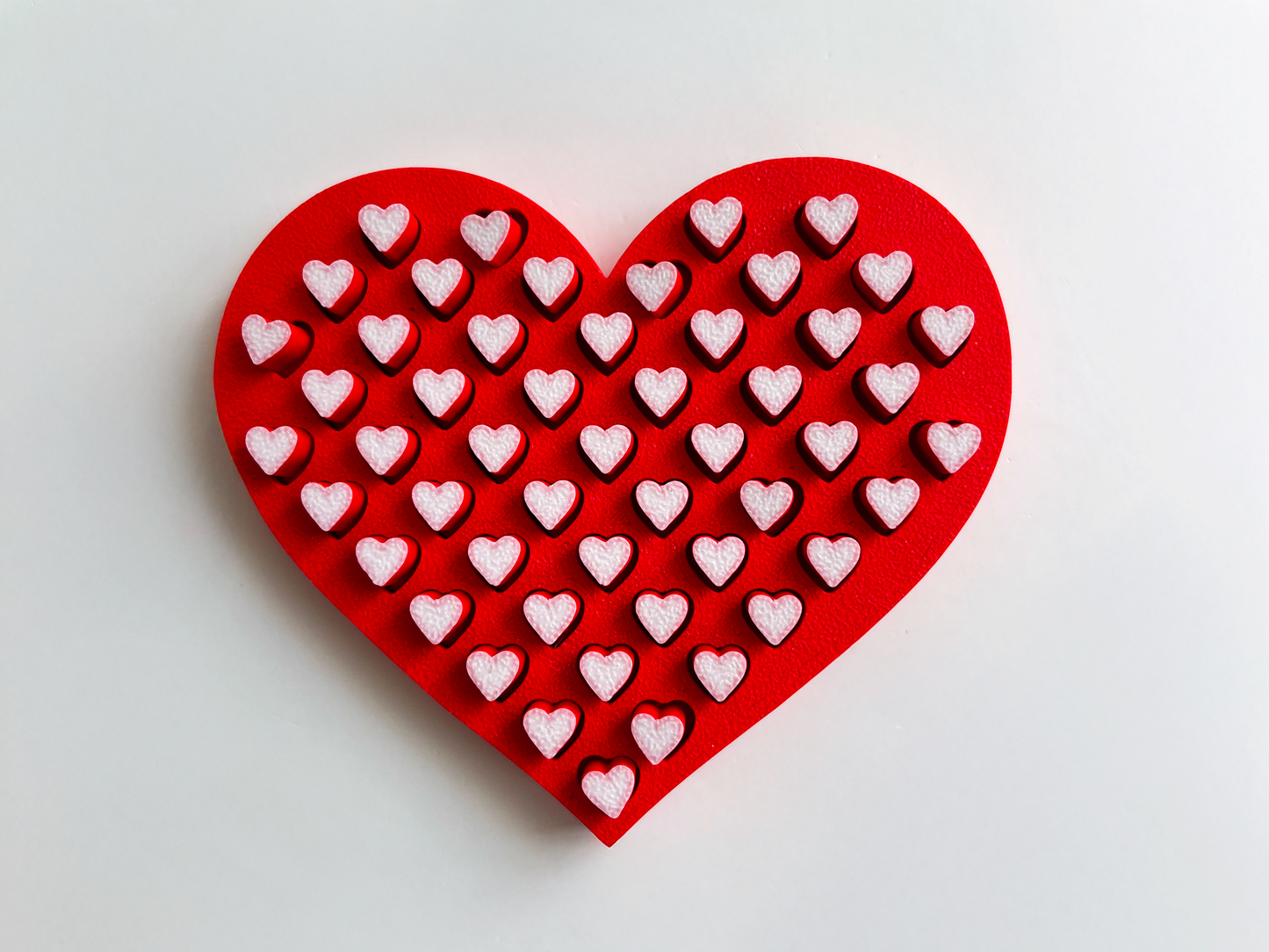 Mom’s Tactile Red Heart Fidget Toy for Pretend Loving Play