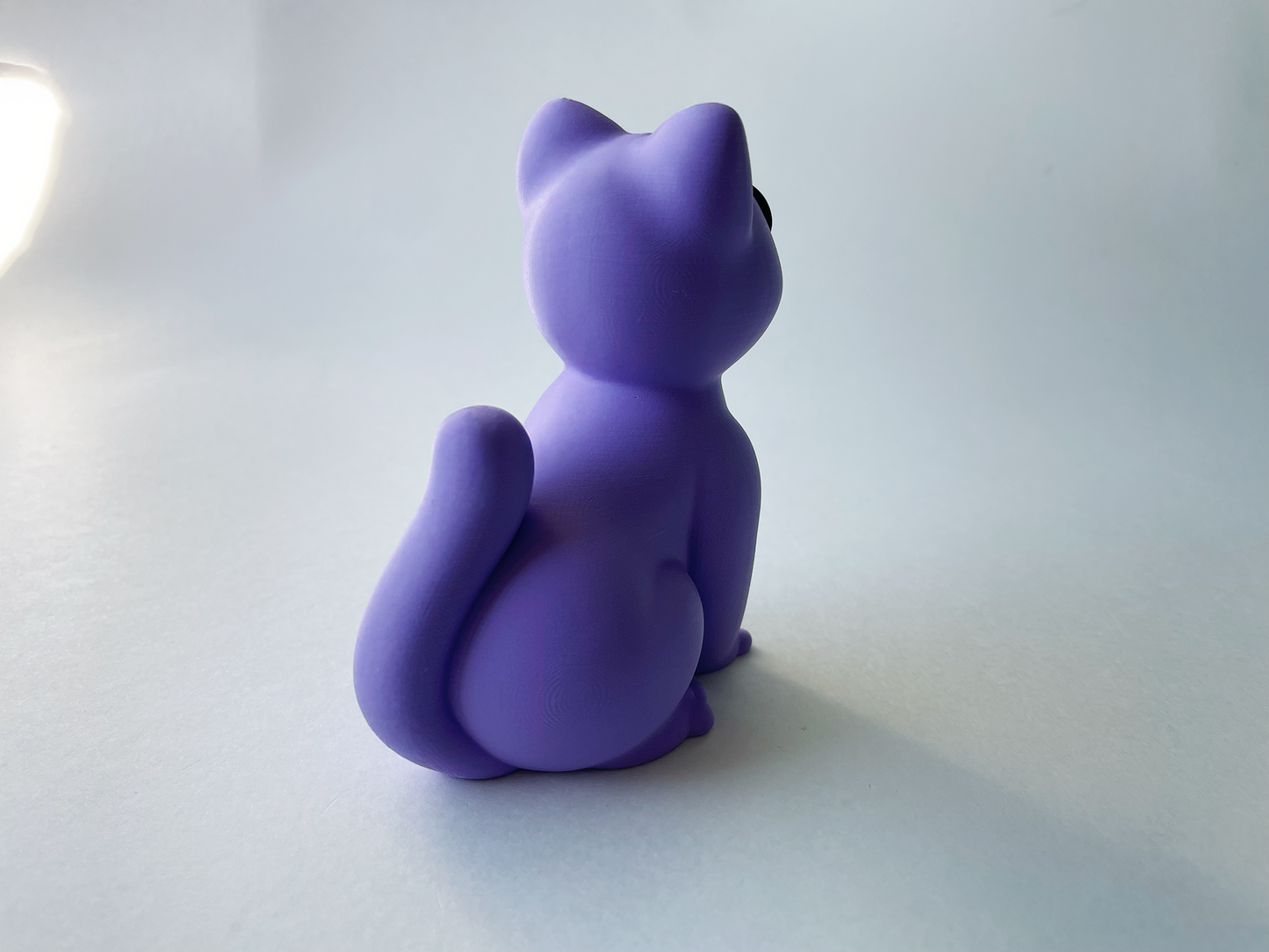 Purple Cat Figurine Desk Toy
