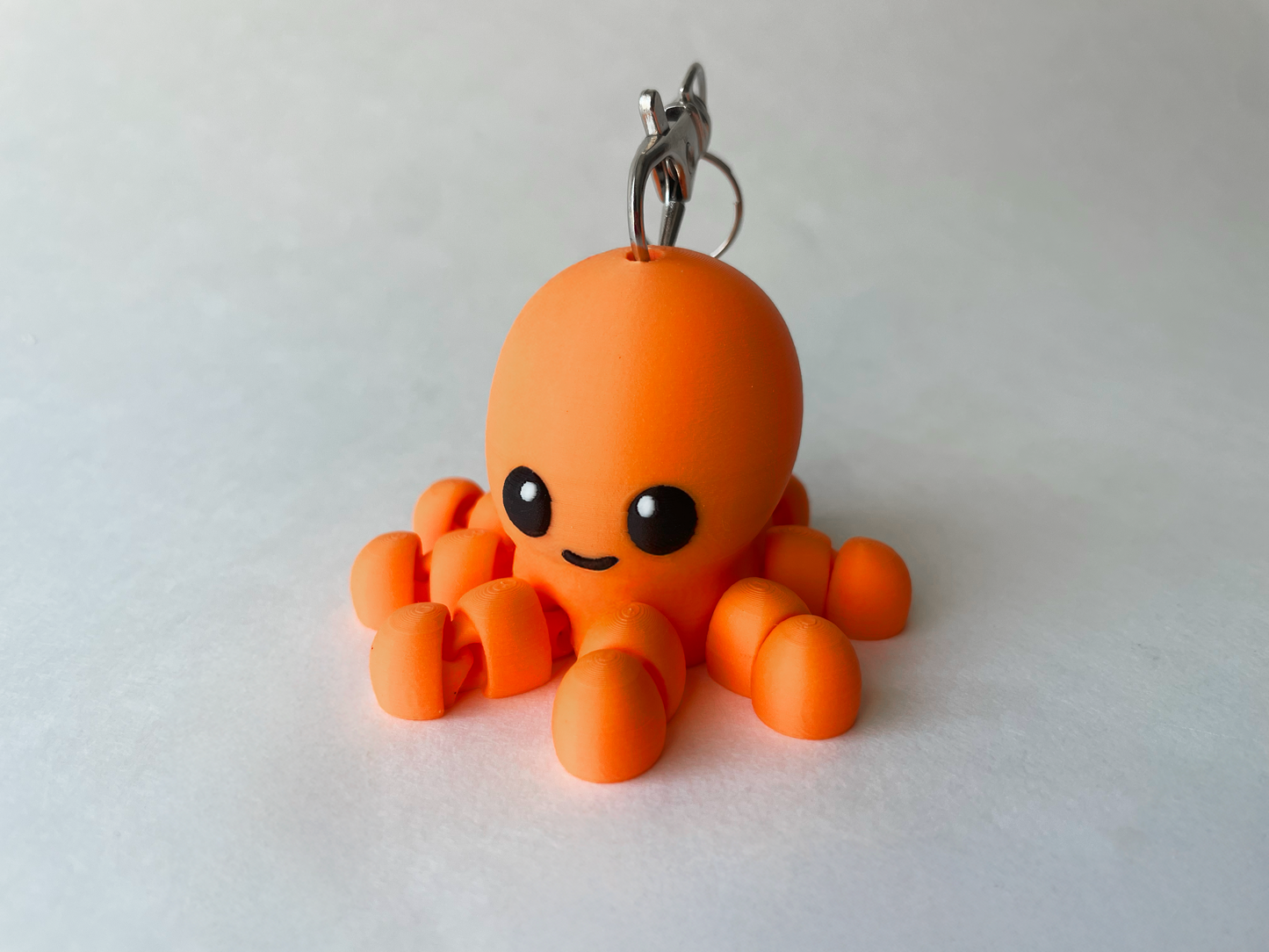 Orange Octopus Flexi Toy Marine Animal for Tactile Learning Play!