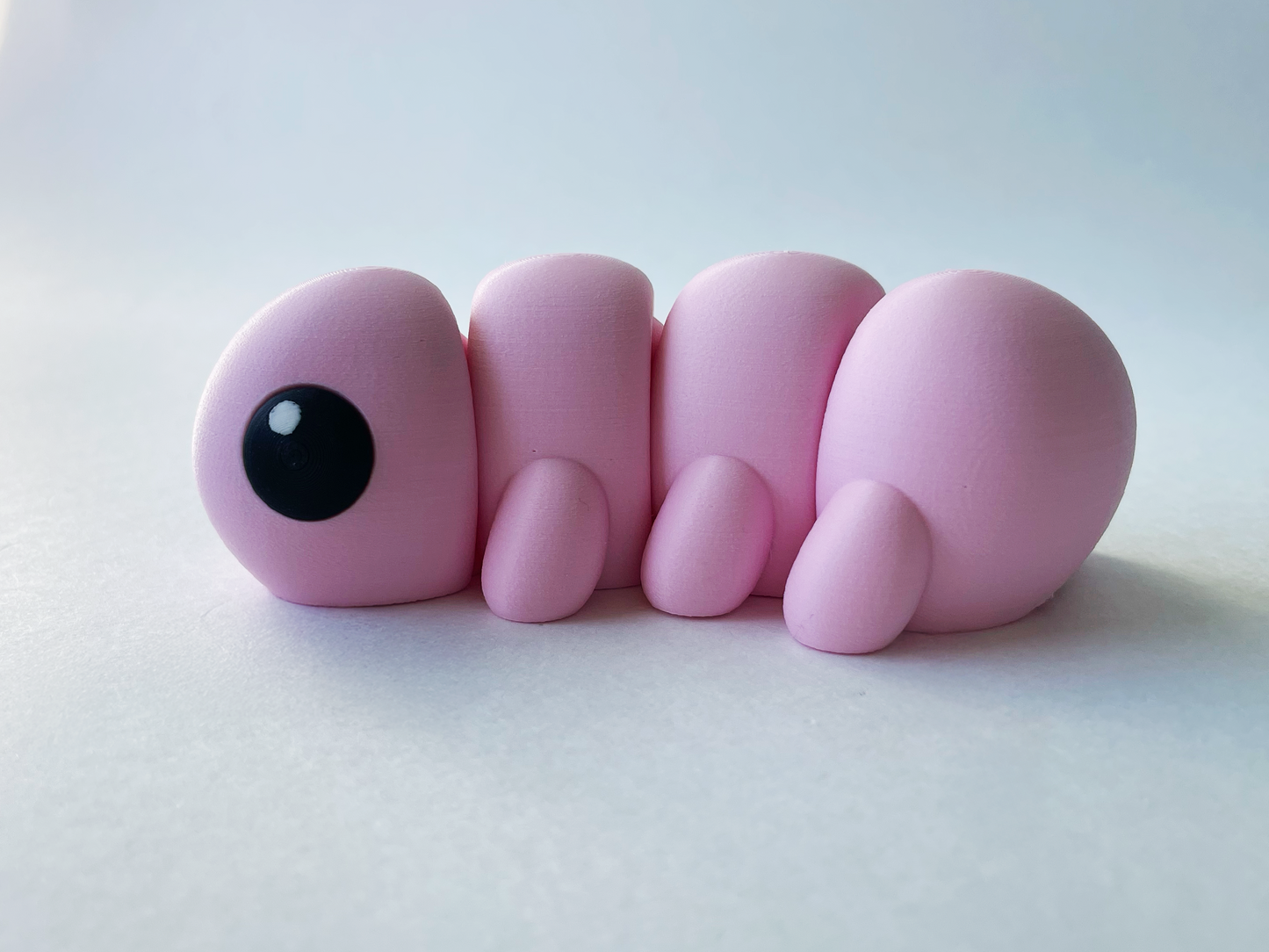 Pink Caterpillar Premium Toy for Pretend, Tactile, Insect STEM Learning and Play